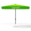 Petit parasol avec manivelle, carré, 300 x 300 cm