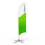 Bowflag® Basic avec pied cruciforme ø 100 cm avec axe rotatif et ressort