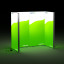 Mur d'exposition Lightbox click, configuration pour stand d'exposition