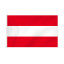 Drapeaux nationaux : drapeau au format paysage, Autriche