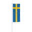 Nationalfahne Schweden mit Fahnen-Presenter Select