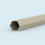 Profilé costaud : acier avec revêtement par poudre (ø 40 mm / 1 mm)