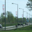 Street Banner Basic alignés pour plus de visibilité