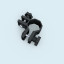 Collier de serrage pour barre transversale 90°, utilisation : comptoir d'angle