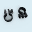 Colliers de serrage pour barre transversale et poteaux octogonaux