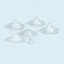 Lot de 4 ventouses