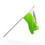 Hampes de drapeaux disponibles en différentes longueurs et versions