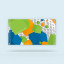 Bannière XL - format paysage avec œillets, bords haut & bas coupés