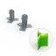 Accessoires pour cadre textile à jonc flex - module en Y