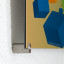Panneau composite aluminium, doré avec entretoise murale, acier inox