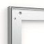 Poster auf Textil mit Wandrahmen Q-Frame®, Detail Ecke