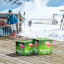 Cubes Outdoor sur une terrasse de station ski