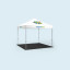 Pavillon pliable Select avec le kit de dalles de sol -  exemple ici 3 x 3 m