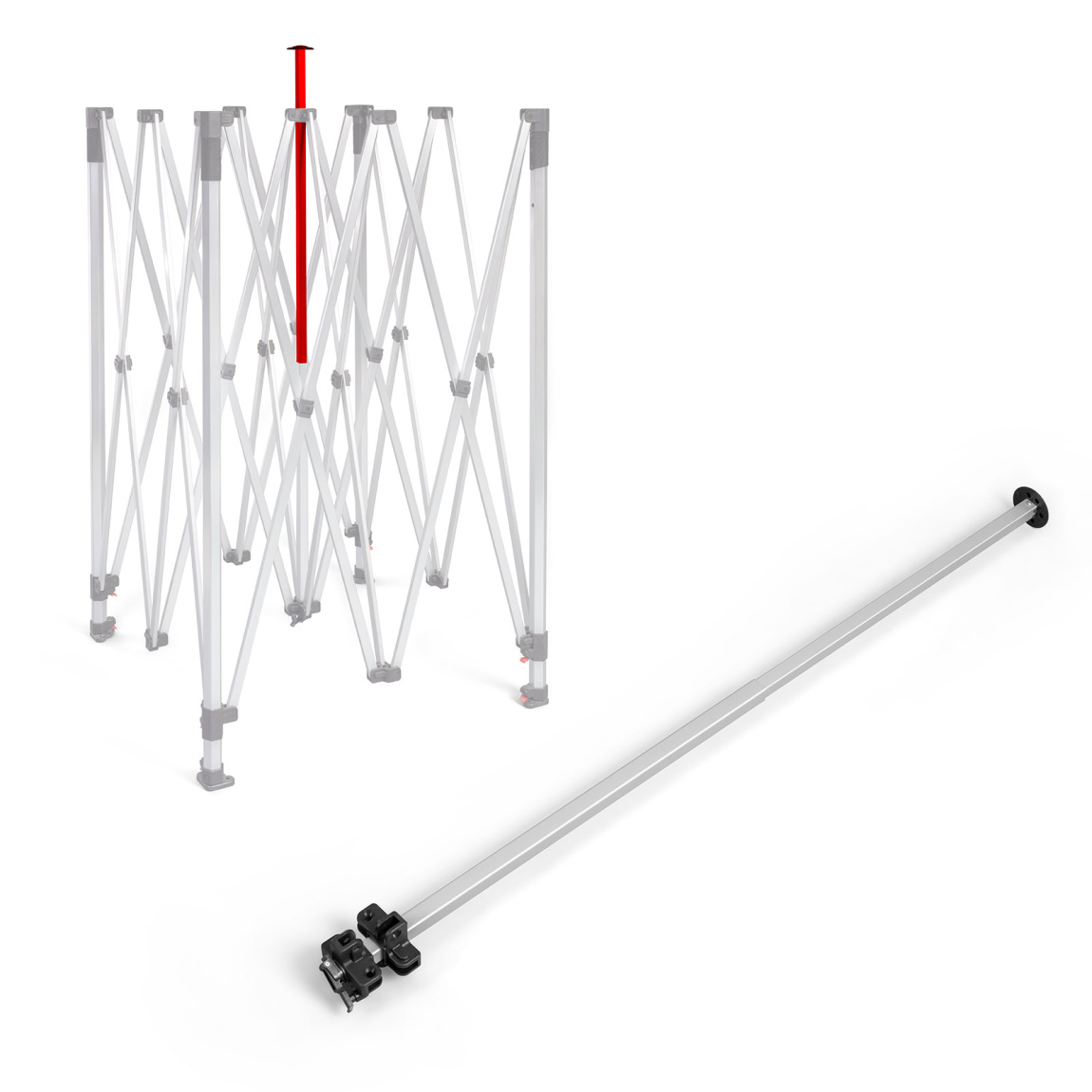 Barre de faîte pour armature du pavillon pliant Select - pièce de rechange