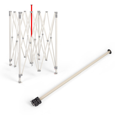 Barre de faîte pour armature du pavillon pliant Basic