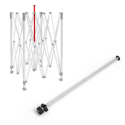 Barre de faîte pour armature du pavillon pliant Select