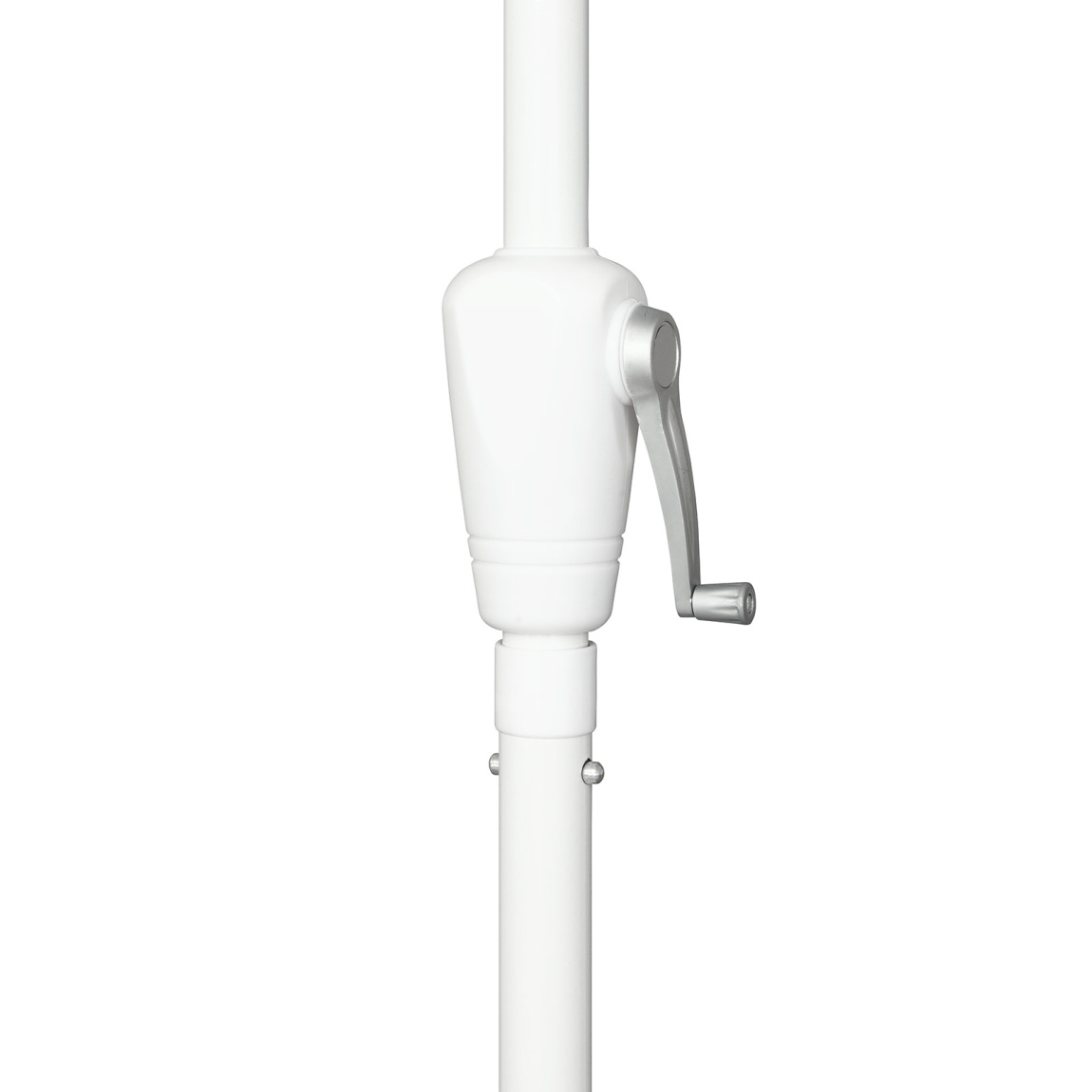 Petit parasol avec manivelle, pour une ouverture et une fermeture faciles