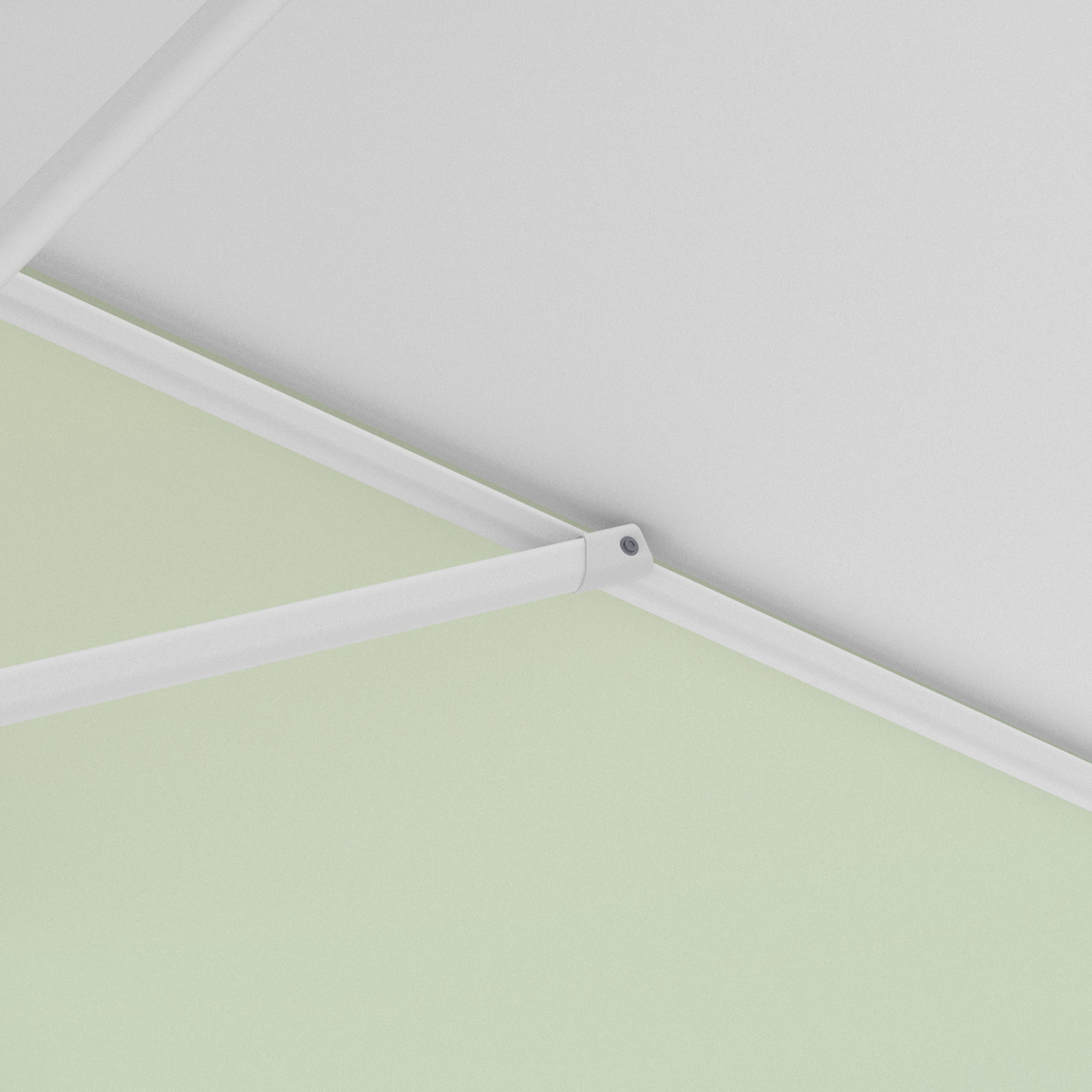 Petit parasol avec manivelle, armature robuste