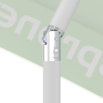 Petit parasol avec manivelle, couronne inclinable