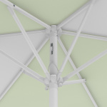 Petit parasol avec manivelle, détail du cordage