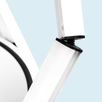 Comptoir de vitrine, vue détaillée de l'articulation hélicoïdale