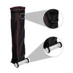 Trolley textile avec poignées de transport et roulettes