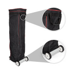 Chariot en tissu, avec poignée et roues robustes pour un transport facile