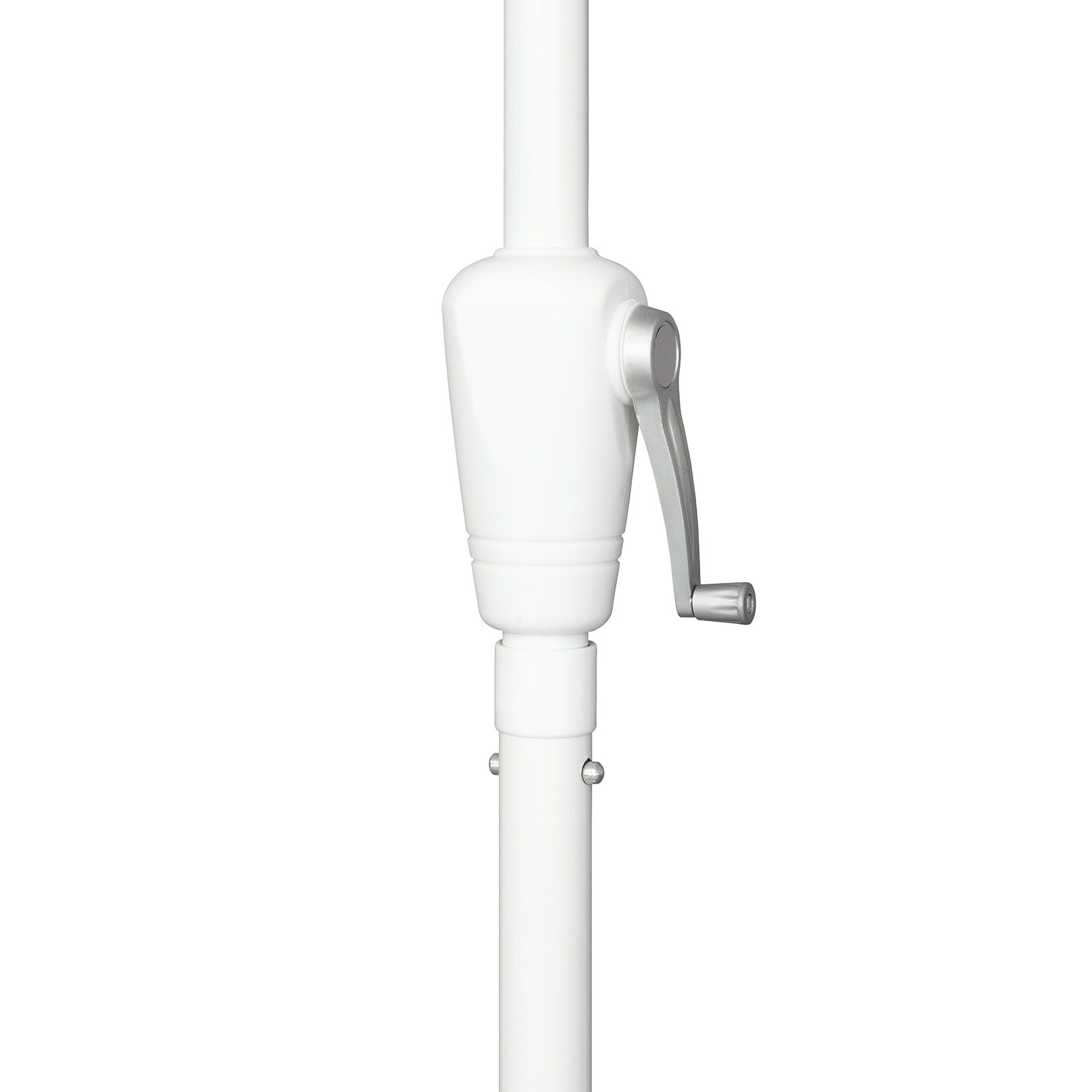 Petit parasol avec manivelle, pour une ouverture et une fermeture faciles