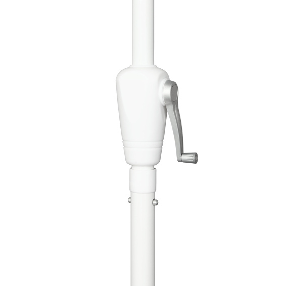 Petit parasol avec manivelle, pour une ouverture et une fermeture faciles