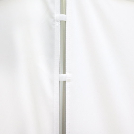 Cloison avec rubans auto-agrippants – à fixer aux poteaux de la tente