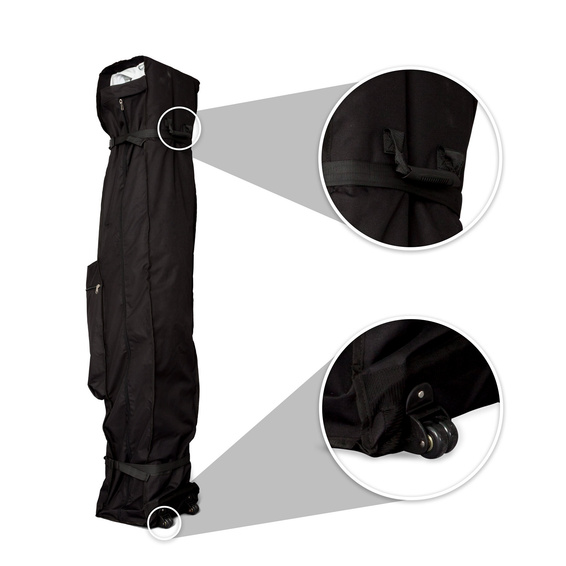 Sac trolley: avec poignée et 2 roulettes pour un transport facile