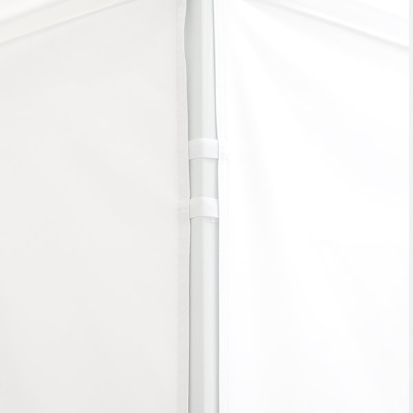 Cloison avec boucles de fixation - attaches faciles sur la structure de la tente