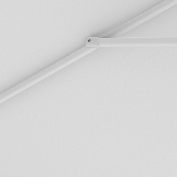 Parasol / petit parasol avec manivelle, armature à baleines robustes