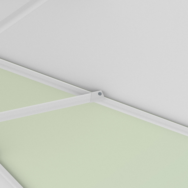 Parasol / petit parasol avec manivelle, baleines robustes