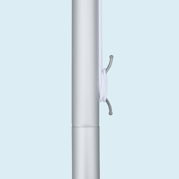 Mât de drapeau Economy, taquet 