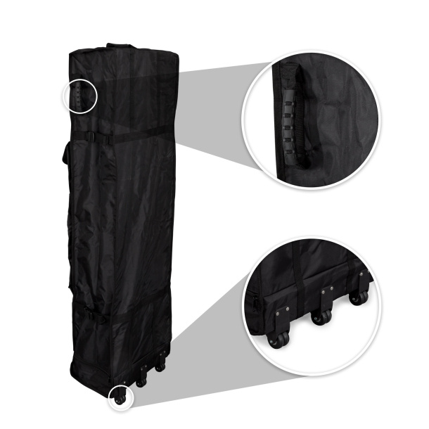 Trolley avec poignée et roulettes pour transporter la structure du pavillon