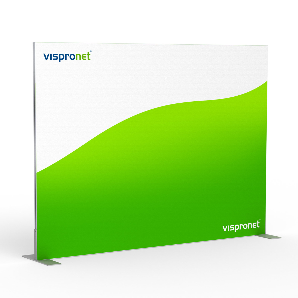 Système avec 2 pieds latéraux (tailles du système jusqu’à 700 x 310 cm)