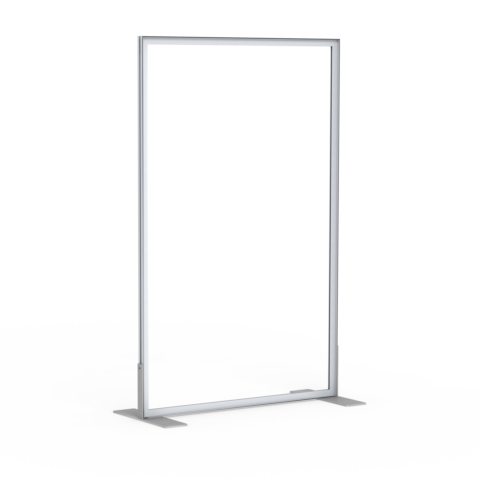 Stand d'affichage Q-Frame® système avec pieds latéraux