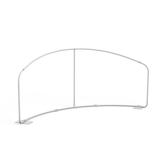 Segments de mât inclus plaques de base (taille du système : 310 x 130 x 56 cm)