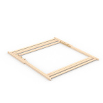 Chaise longue sans accoudoirs, structure