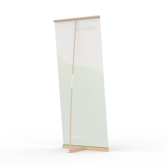 L-Bannière en bois - vue arrière