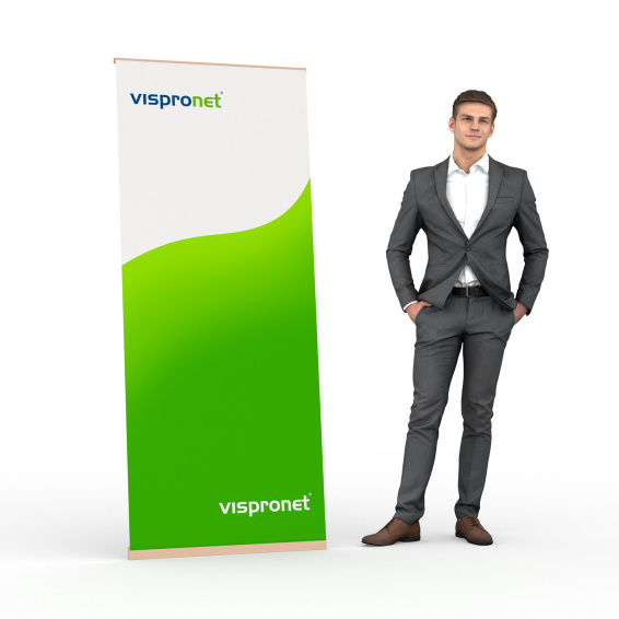 L-Bannière en bois pour une publicité durable et écologique au POS