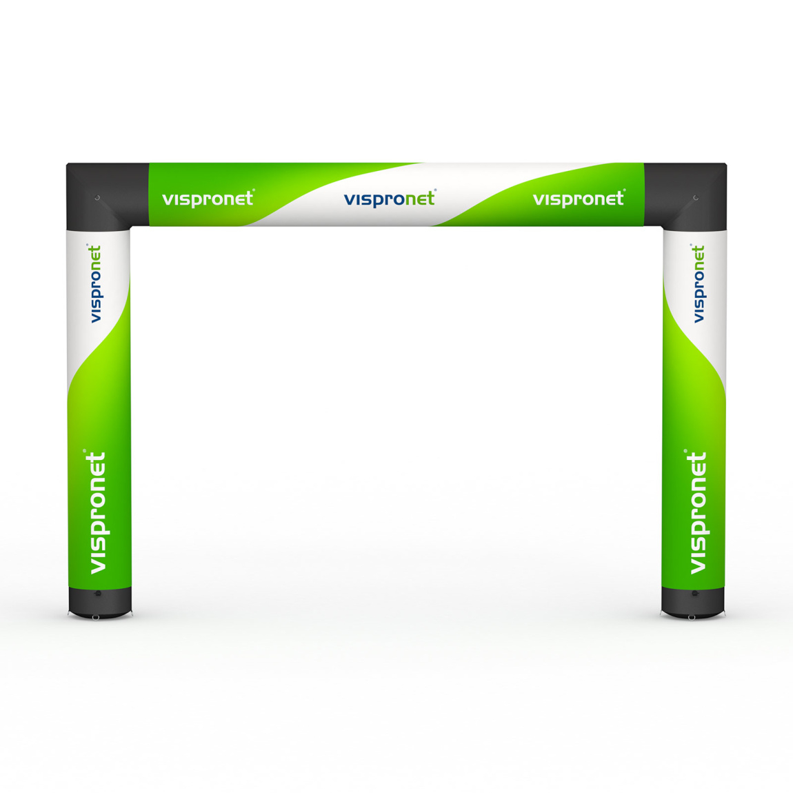 Arche gonflable Air - 450 x 320 cm, 3 banderoles, B long (ici) ou court