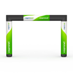 Arche gonflable Air avec 3 banderoles, B court (ici) ou long