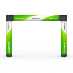 Arche gonflable Air Basic avec 3 banderoles changeables (B long)