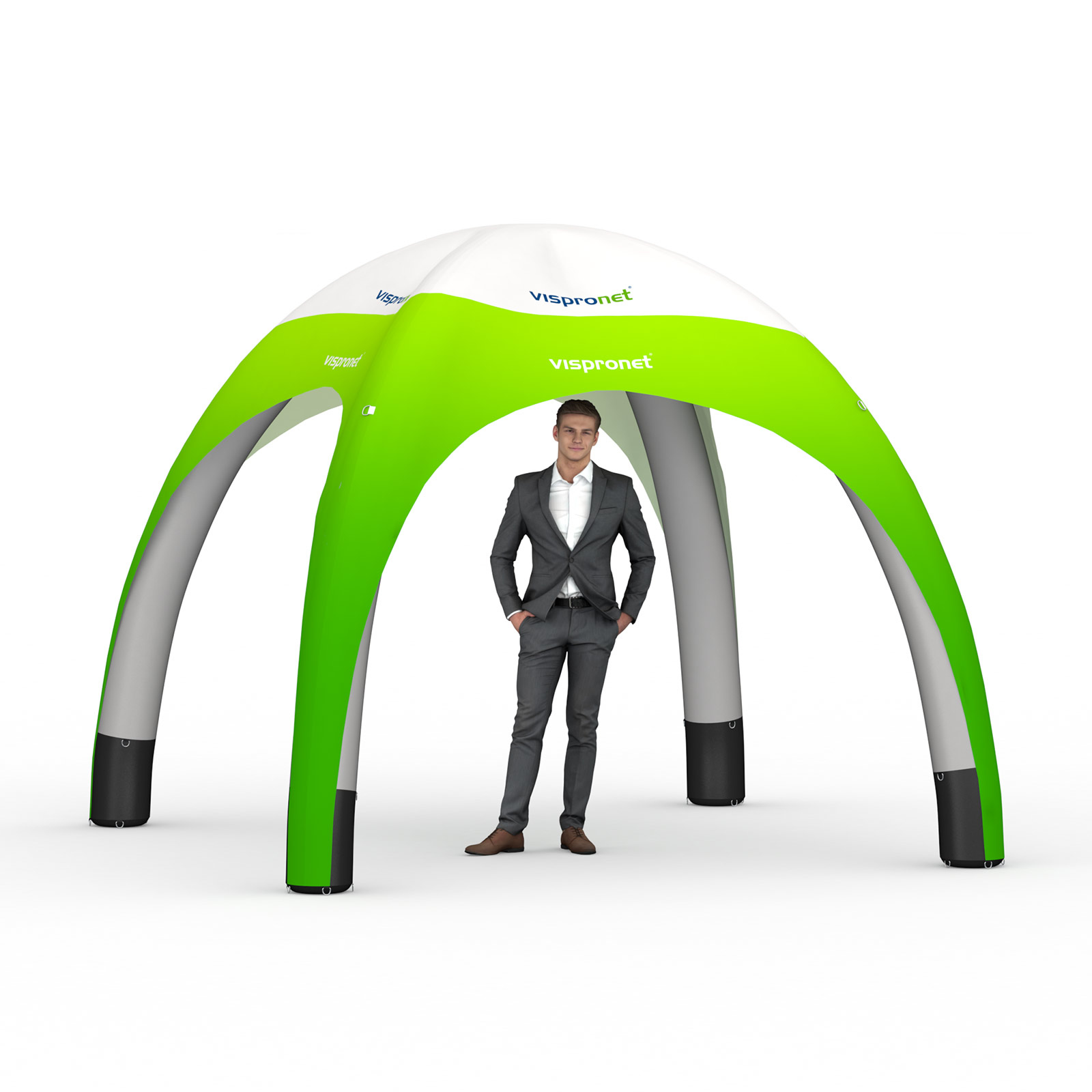 Pavillon Air 3 x 3  m - comparaison de taille