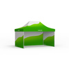Tente pliable Select, impression personnalisée du toit et des 3 cloisons pleines