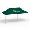 Pavillon pliable Select, 3 x 6 m, vert, toit avec 1 logo imprimé (Côté 1)