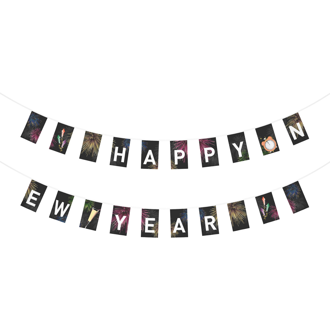 Mot écrit: HAPPY NEW YEAR