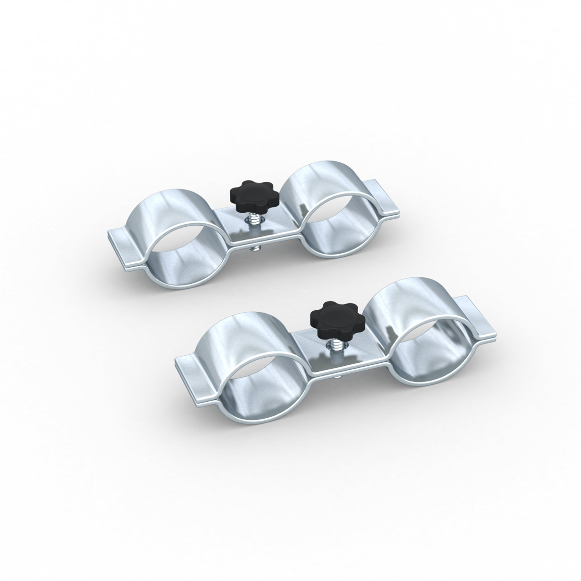 Collier de serrage pour table pliante aluminium, lot de 2